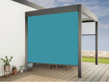 Toile de store Sauleda VIP FR PVC PVC VIP FR 6686 ACQUA