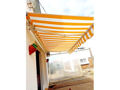 Toile de store BS jaune Dickson orchestra 8553