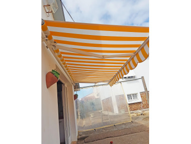 Toile de store BS jaune Dickson orchestra 8553