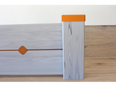 Clôture PVC brise vue Lanister Gris cérusé