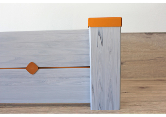 Clôture PVC brise vue Lanister Gris cérusé