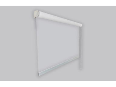 Protection comptoir avec store enrouleur en toile transparente cristal - Spécial COVID 19