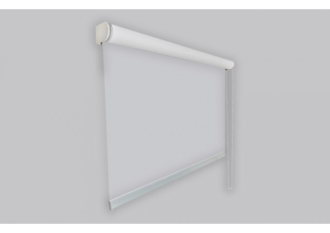 Protection comptoir avec store enrouleur en toile transparente cristal - Spécial COVID 19 Protection comptoir avec store enrouleur en toile transparente cristal - Spécial COVID 19