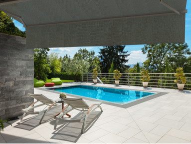 Toile de store Serge Ferrari Soltis 96 Bronze 96-2043