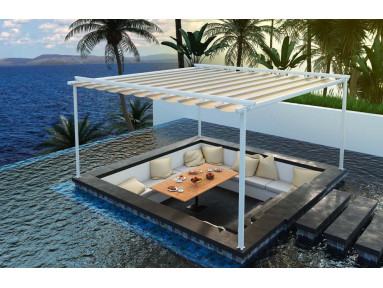 Pergola coulissante Zen piliers à piliers