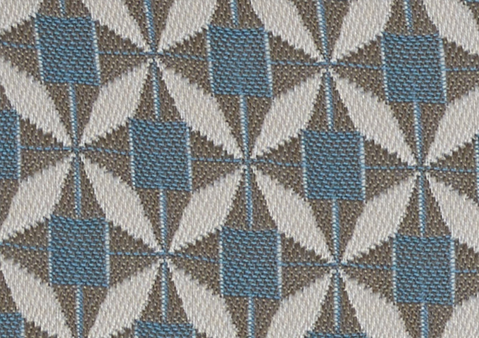 Toile au mètre Sunbrella Mosaic Blue J198