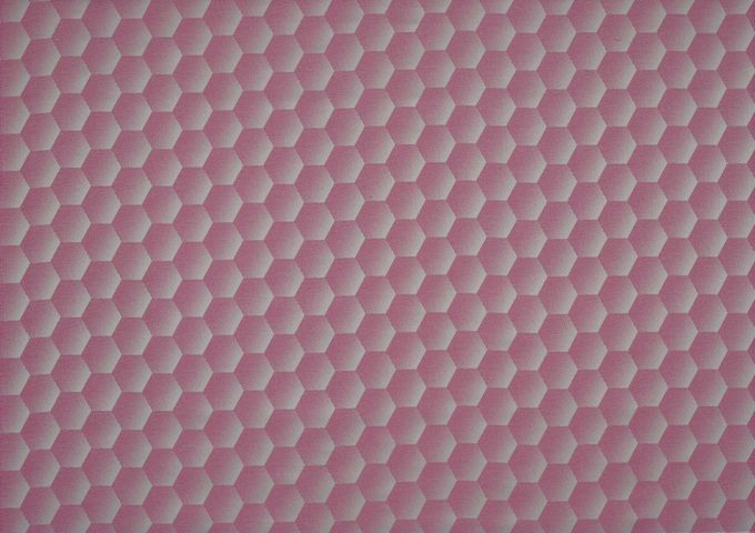 Toile au mètre Sunbrella Hexagon Pink J203