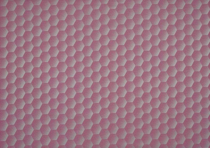 Toile au mètre Sunbrella Hexagon Pink J203
