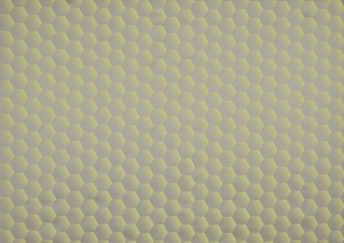 Toile au mètre Sunbrella Hexagon Lemon J207
