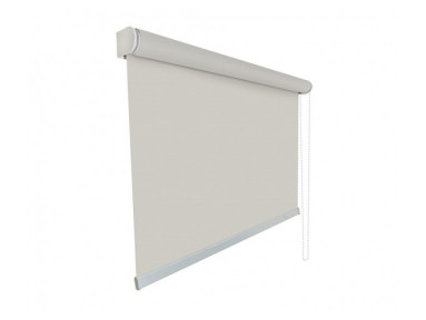 Store enrouleur toile grise 100% occultante OPAC 400 PEARL GREY