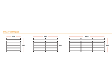 Store coulissant Level 1 module