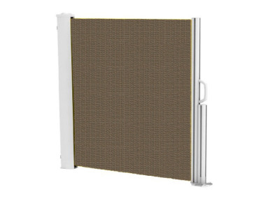 Brise vue rétractable ultra résistant avec toile Soltis 92 cocoa 2148