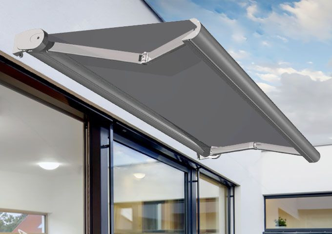 Store banne coffre sur mesure jusqu'à 3,5m avec toile acier piqué Dickson orchestra u406 Store banne coffre sur mesure jusqu'à 3,5m avec toile acier piqué Dickson orchestra u406