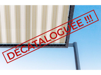 Toile de pergola canigo marron Sauleda Sensation 2079