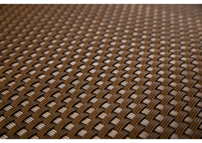 Brise vue en résine tressée ligth brown RD01 Rattan art