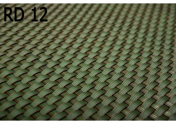 Brise vue en résine tressée green RD12 Rattan art