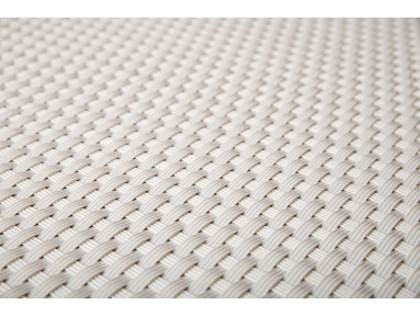 Brise vue en résine tressée white RD07 Rattan art
