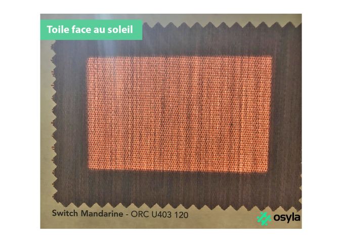 Toile de store switch mandarine Dickson orchestra u403