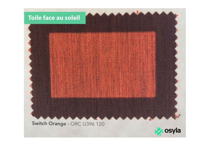 Toile de store switch orange Dickson orchestra u396