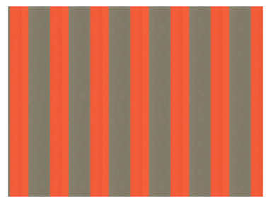 Toile au mètre Latim Traditions A 397 ORANGE/GRIS