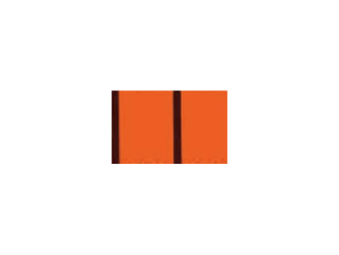 Brise vue Latim Traditions ACRYLIQUE A 440 11/2 ORANGE/NOIR