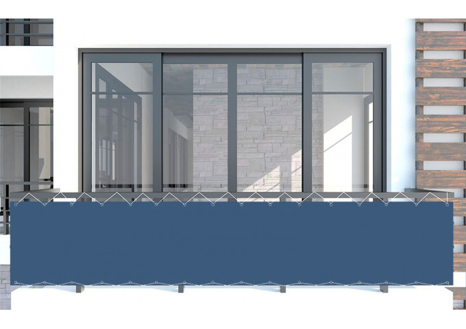 Brise vue Latim Tendance A 122 BLEU DISTANT