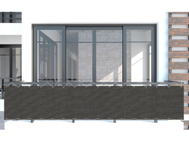 Brise vue Latim Tendance A 37 GRANITE NOIR