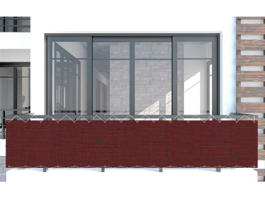 Brise vue Latim Tendance A 63 GRANITE BORDEAUX