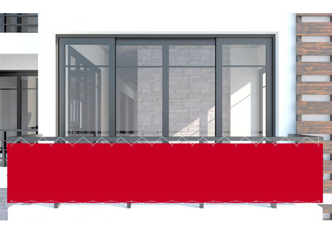 Brise vue Latim Tendance A 65 ROUGE AMSTEL