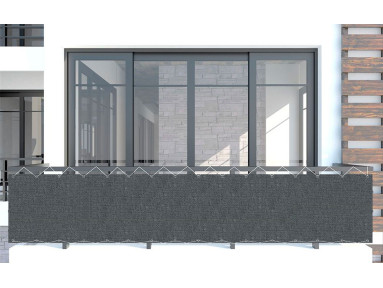 Brise vue Latim Tendance A 846 GRANITE GRAPHITE