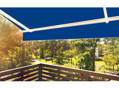 Lambrequin de store Latim Tendances ACRYLIQUE A 20 BLEU FONCE