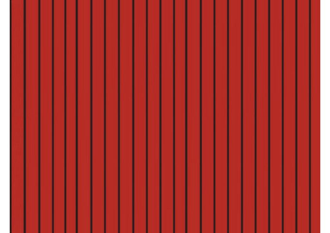 Lambrequin de store Latim Traditions ACRYLIQUE A 496 11/2 ROUGE/NOIR