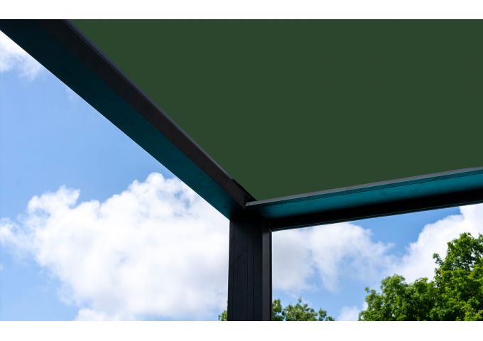 Toile de pergola Latim Tendance A 77 VERT CHROME