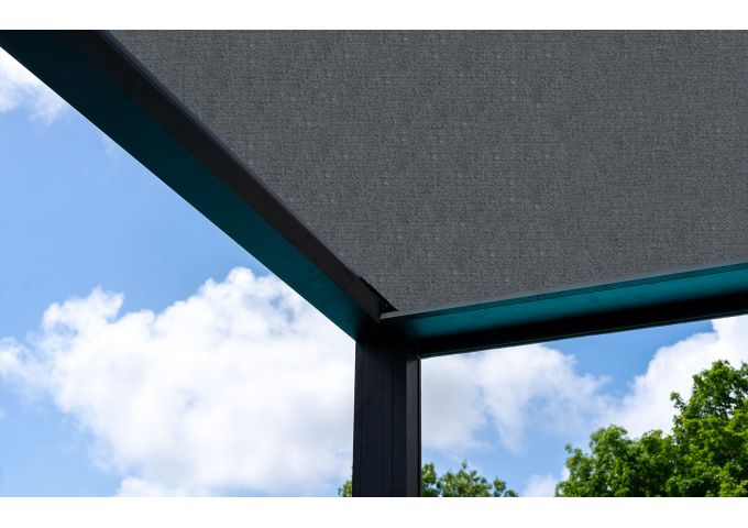 Toile de pergola Latim Tendance A 846 GRANITE GRAPHITE