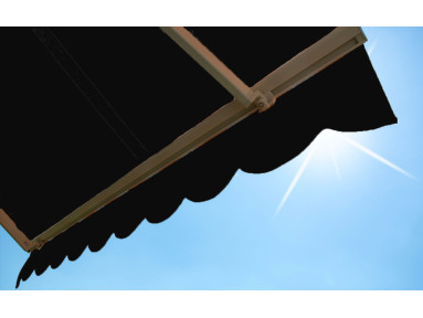 Lambrequin de store Latim Tendance ACRYLIQUE A 45 NOIR