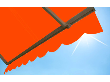 Lambrequin de store Latim Tendance ACRYLIQUE A 55 ORANGE