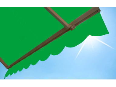 Lambrequin de store Latim Tendances ACRYLIQUE A 186 VERT VIF