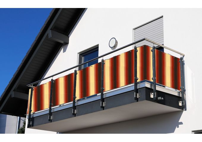 Brise-vue en toile pour balcon sur mesure 290g/m2 Ivoire