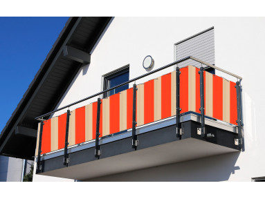 Brise vue Latim Traditions ACRYLIQUE A 385 ORANGE/CREME