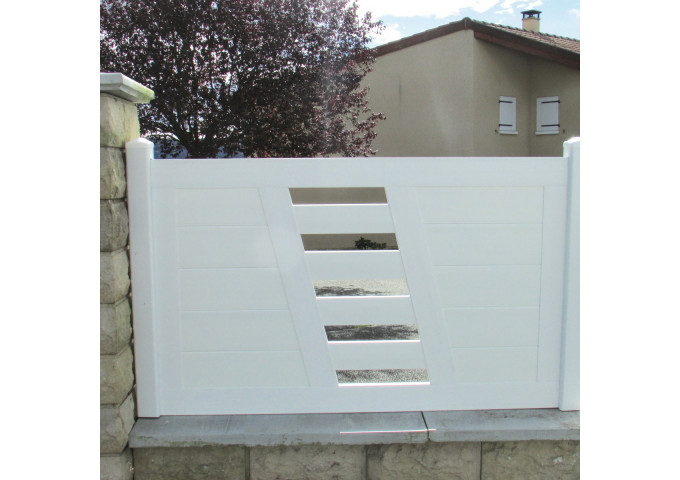 Clôture Meze en PVC kit complet