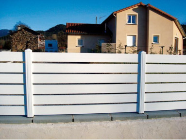 Clôture Tressan en PVC kit complet