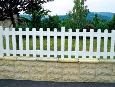 Clôture Béziers en PVC kit complet