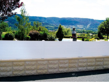 Clôture Riols en PVC kit complet