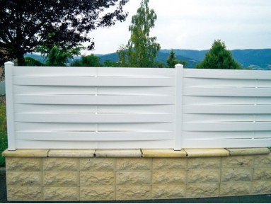 Clôture Mireval en PVC kit complet