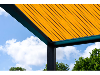 Toile de pergola Latim Traditions A 495 11/2 JAUNE/NOIR