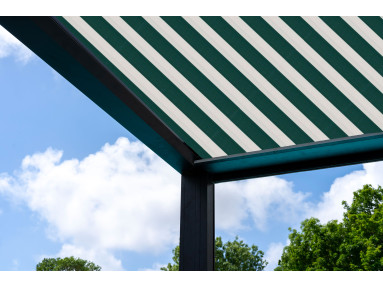 Toile de pergola Latim Traditions A 402 VERT SAPIN/BLANC