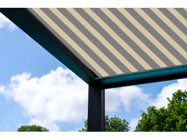 Toile de pergola Latim Traditions A 400 GRIS/IVOIRE