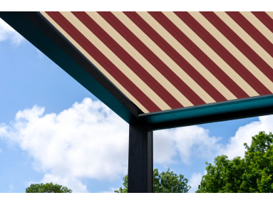 Toile de pergola Latim Traditions A 399 BRIQUE/IVOIRE