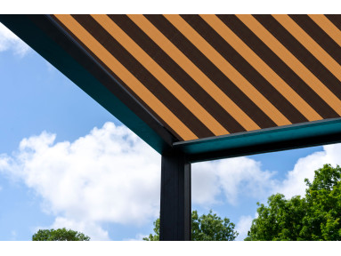 Toile de pergola Latim Traditions A 351 ABEILLE/MARRON