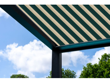Toile de pergola Latim Traditions A 358 VERT SAPIN/IVOIRE